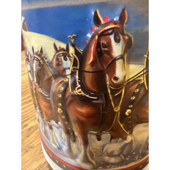 Budweiser Guiding The Way Home 7” Stein Lighthouse Christmas Vintage 2002 EXC!!! - Picture 8 of 10